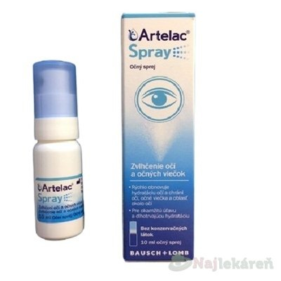 ARTELAC Očný sprej 10 ml