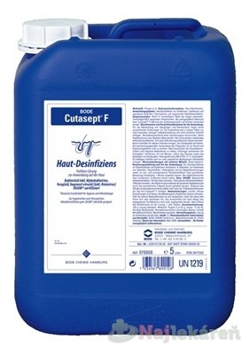 BODE Cutasept f bezfarebný dezinfekčný prípravok na kožu 5000 ml