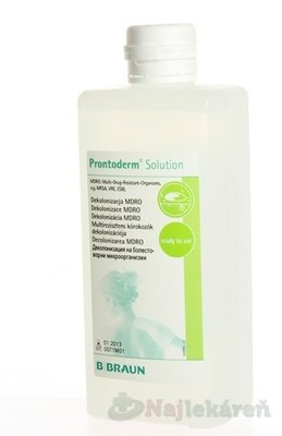 B.Braun prontoderm solution roztok antimikrobiálna bariéra 500 ml