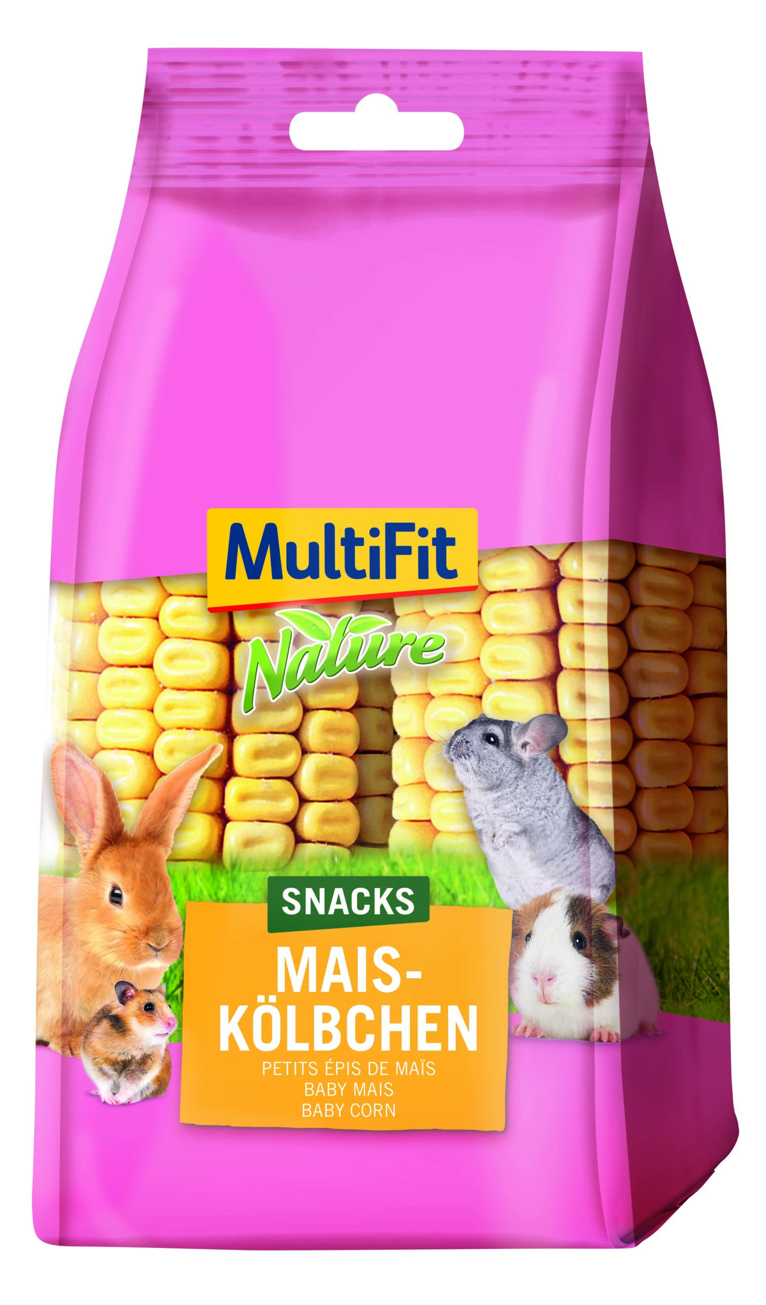 MultiFit Nature Snacks para pequenos roedores 200g