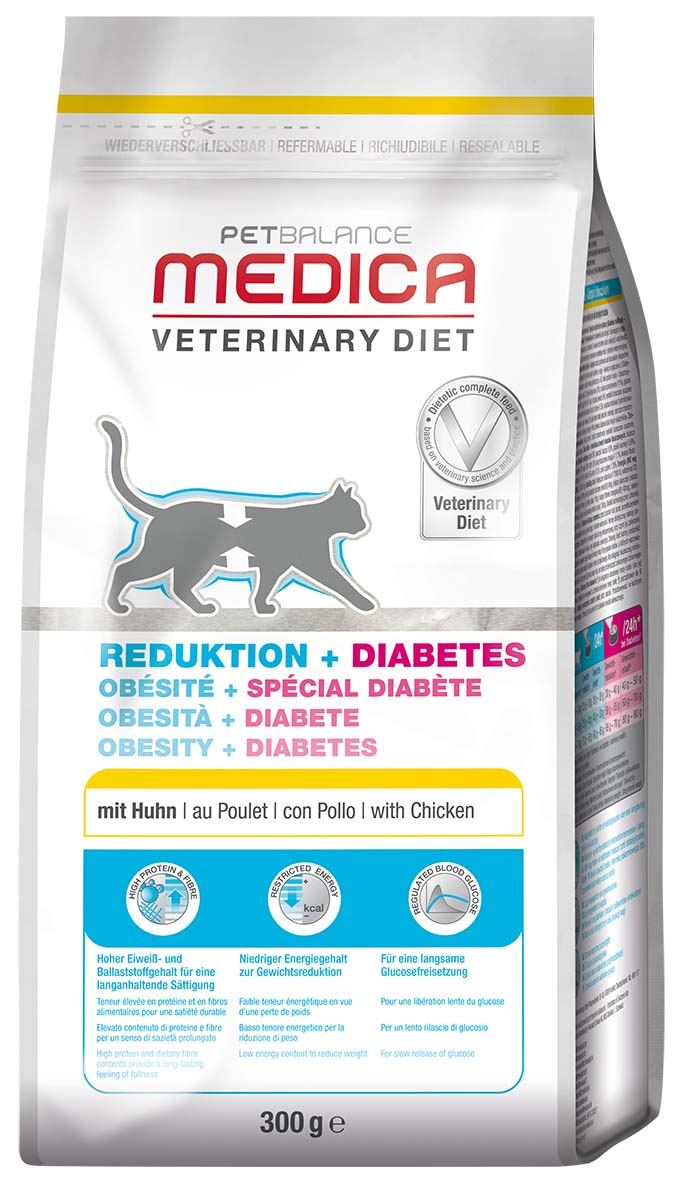 PetBalance Medica dry cat food for diabetes & weight loss with chicken 300g
