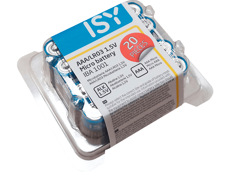 ISY AAA Batterier 20 Pack
