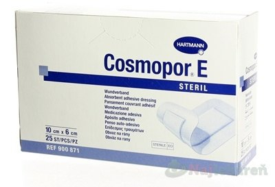 Cosmopor Steril rychloobvaz 10 x 6 cm 25 ks