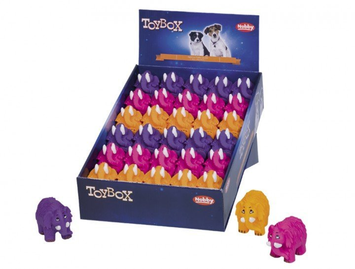Nobby Latexové hračky pro psy Mammut 30 ks