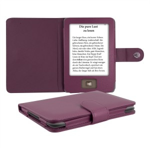 Flip case for Tolino Shine - purple