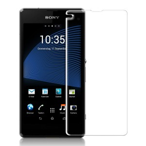 Tempered glass screen protector for Sony Xperia Z1 Compact - transparent