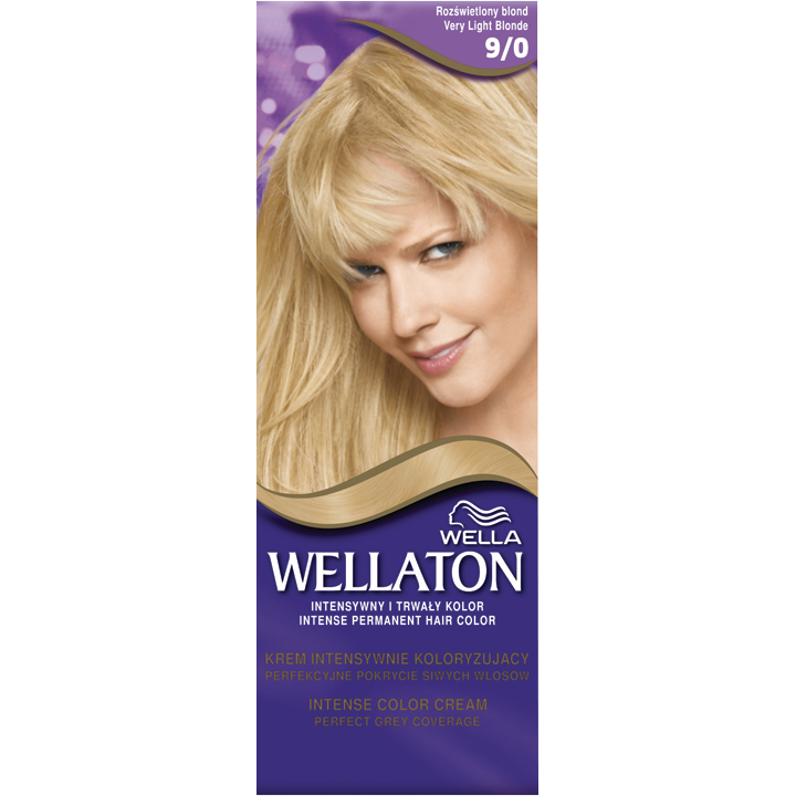 WELLATON barva na vlasy, s sérem s provitamínem B5 9/0 Blond 1ks - 9/0