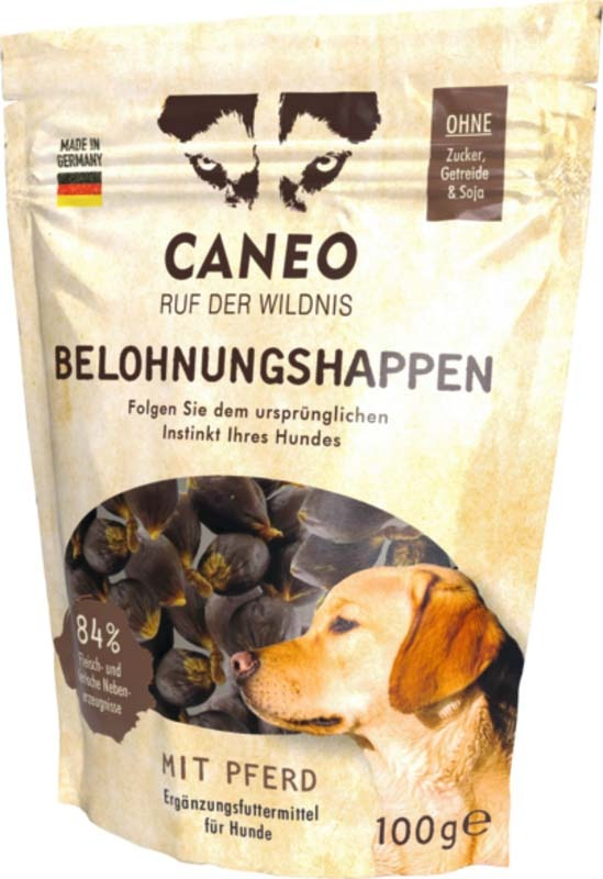 Caneo dog treat with horse meat 100g