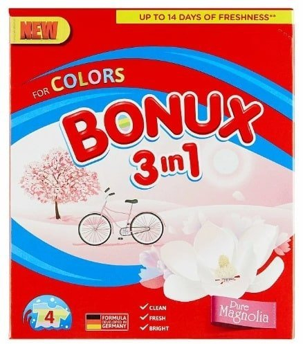 Bonux 3in1 Pure Magnolia Laundry Powder 300 g = 4 washes