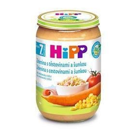 HiPP Príkrm zeleninovo-mäsový BIO Zelenina s cestovinami a šunkou 220g