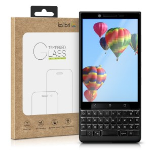 Premium tvrzené ochranné sklo pro Blackberry KEYtwo - černý rámeček