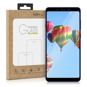 Premium tvrzené ochranné sklo pro Samsung Galaxy A9 (2018) - černý rámeček