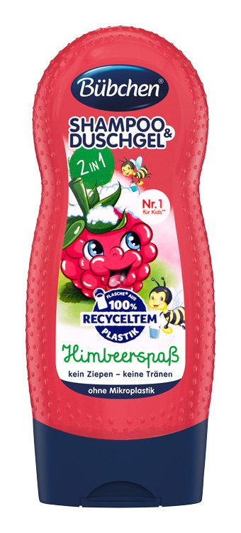 Bübchen Kids 2v1 Šampón a sprchový gél - Malina 230 ml