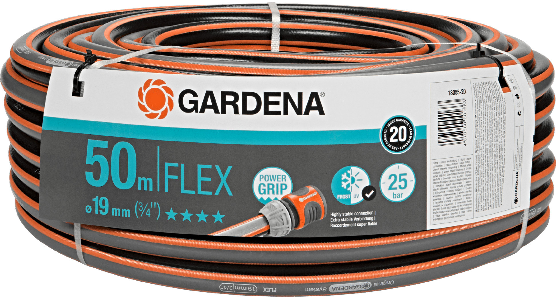 Gardena Comfort FLEX Schlauch 19 mm (3/4"), 50 m (18055-20)