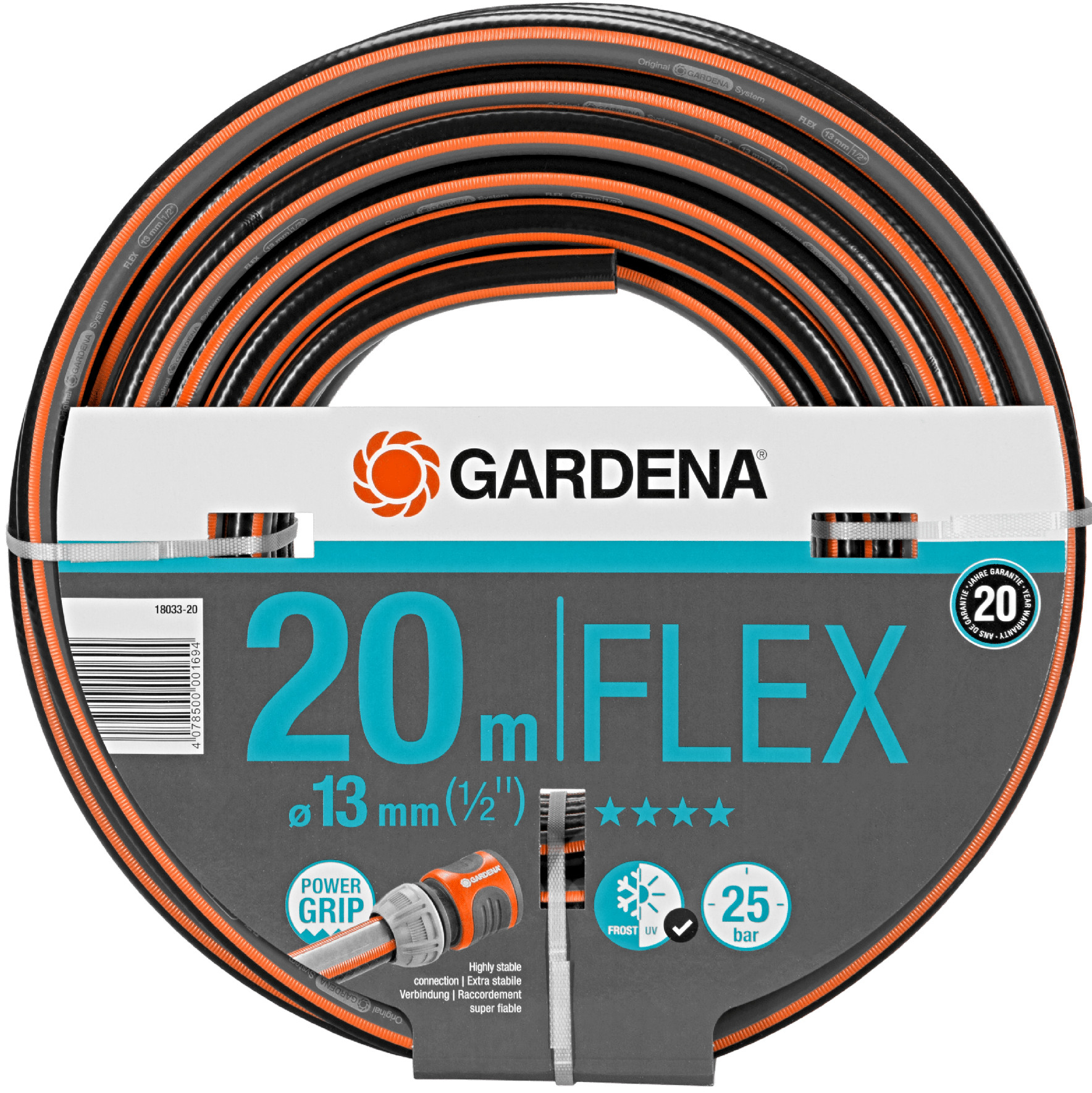 Gardena Comfort FLEX Schlauch 13 mm (1/2"), 20 m (18033-20)