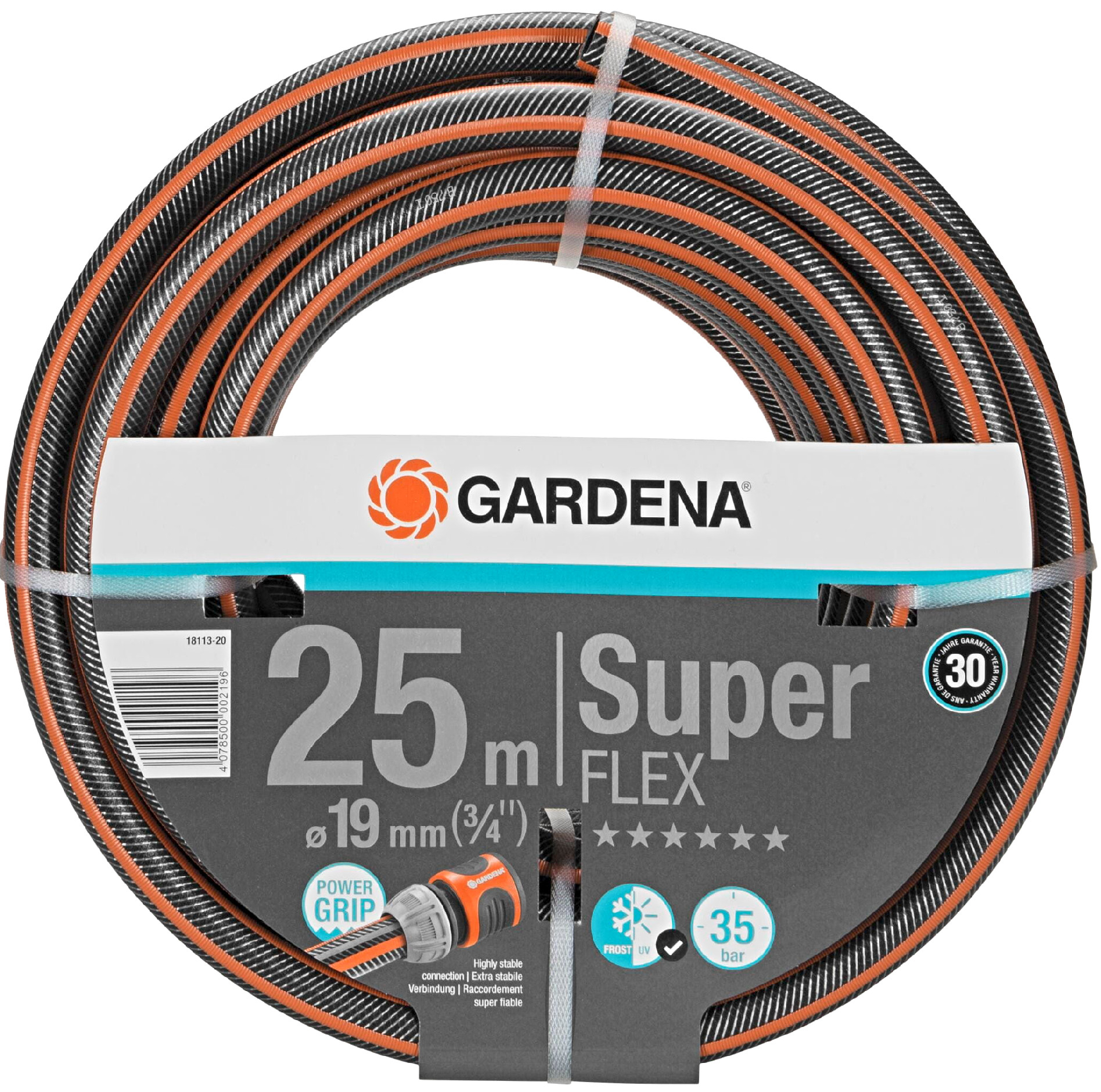 Gardena Premium SuperFLEX Schlauch, 19 mm (3/4"), 25 m (18113-20)