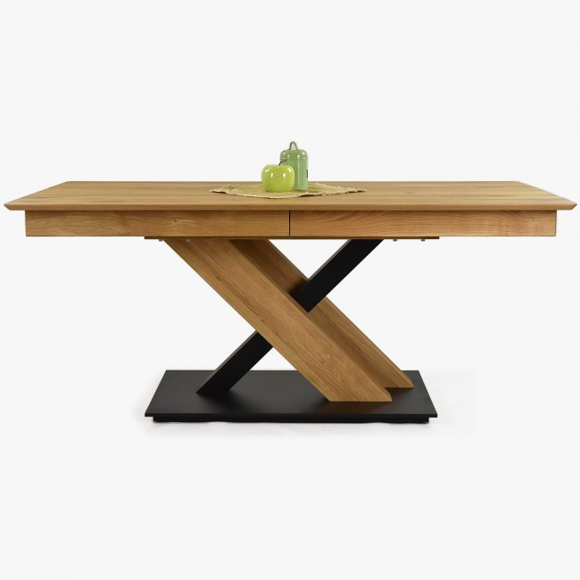 Dining table with one leg, oak Tondern XL