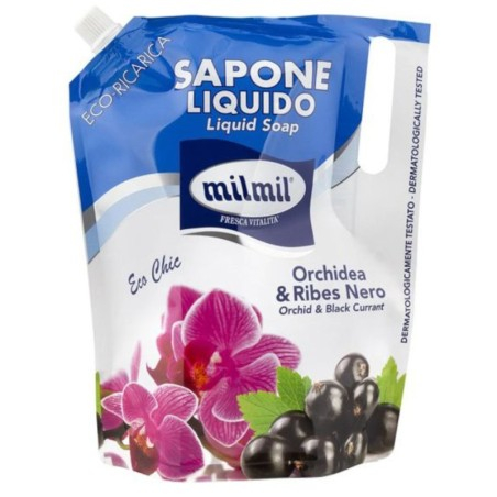 Rezerva Sapun Lichid Mil Mil Eco, cu Orhidee si Coacaze, 900 ml...