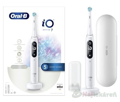 Oral-B iO Series 7 White Elektrická Zubná Kefka