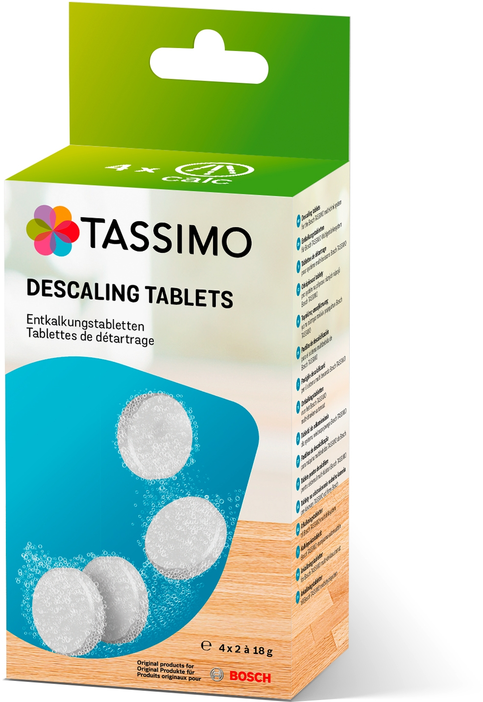 Odkamieniacz do ekspresów Tassimo TCZ6004 311909 (4 tabletki)