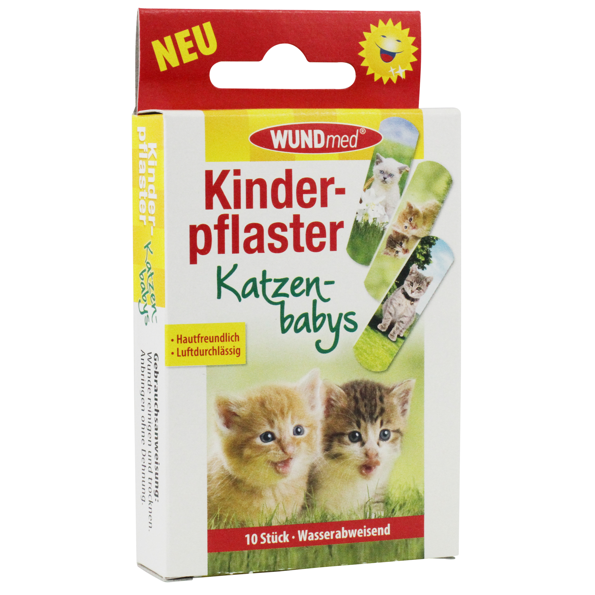 WUNDmed Kids Baby Cats náplasť vodeodolná 10ks