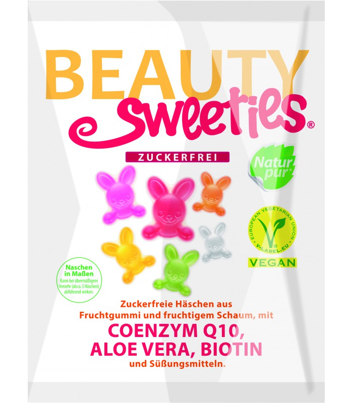 Beauty Sweeties - Vegan Zajkovia 125g without sugar