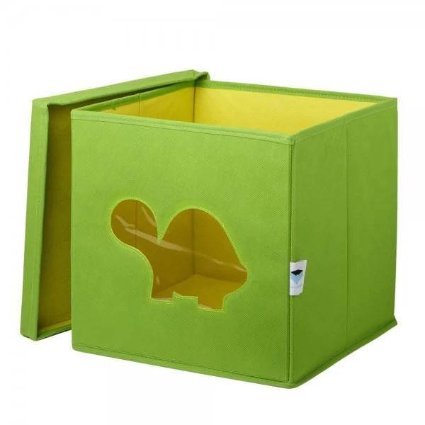 LOVE IT STORE IT boîte de rangement pour jouets avec couvercle et fenêtre - tortue, LI-750060
