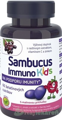 Sambucus Immuno kids želatinové bonbony 60 kusů