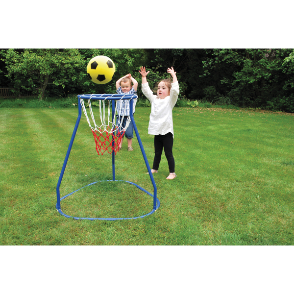 Children's basketball hoop with stand