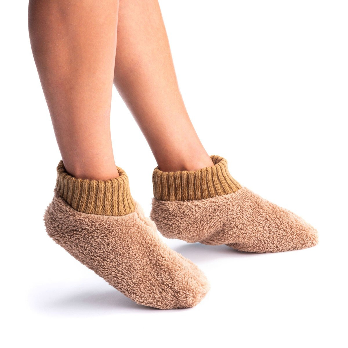 WENKO Ponožky na spanie, hnedé (39-42)