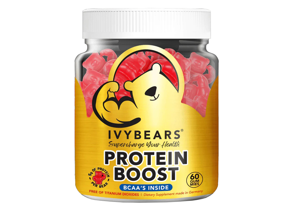 IvyBears Protein Boost vitamíny na zlepšenie výkonu