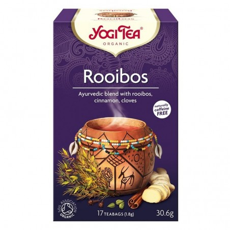 Ceai Bio Rooibos, Yogi Tea, 17 Plicuri, 30.6 g...