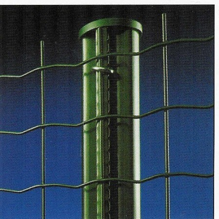 Plotový sloupek s montážní lištou PILCLIP® Zn + PVC (poplastovaný), 2500/48