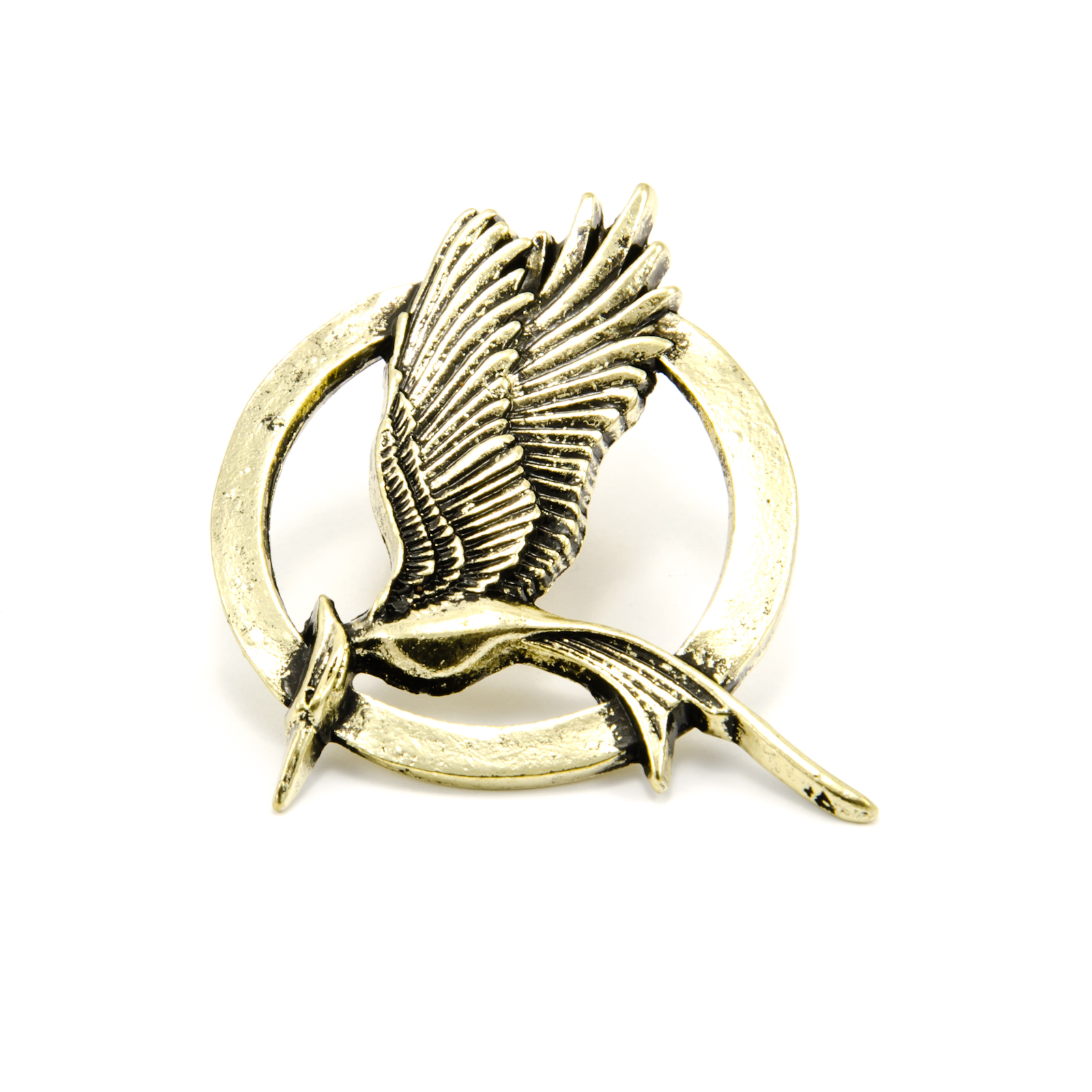 JewelsHall Hunger Games brož Reprodrozd bronzová menší