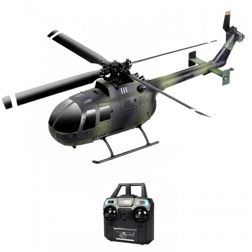 RC helikopteri AERIUM C186 4CH CAMOUFLAGE vihreä