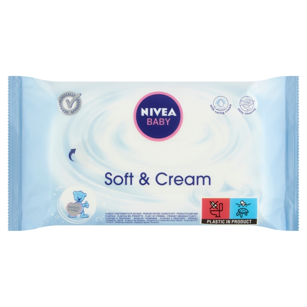NIVEA NIVEA Baby Pure & Cream Servetter, 63 st