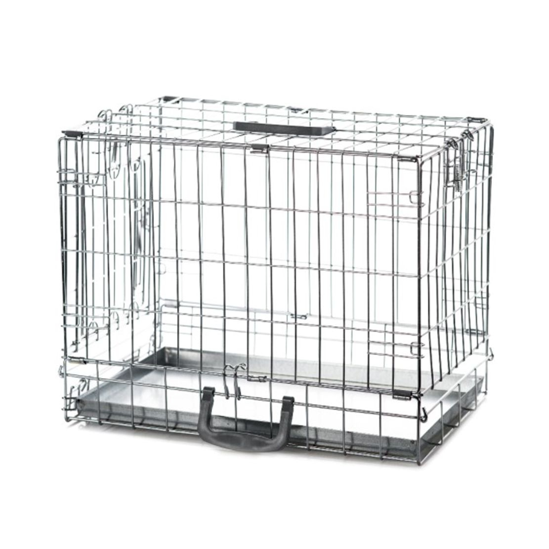 Cușcă pentru câini DOG 1 ZINC – 48,5 x 30 x 38,5 cm