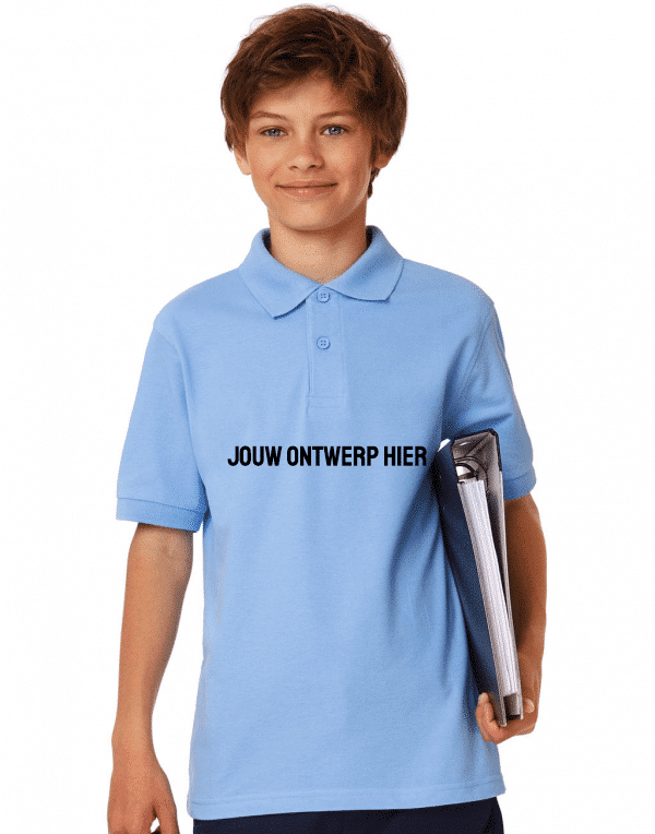 Design and print basic children's polo shirt