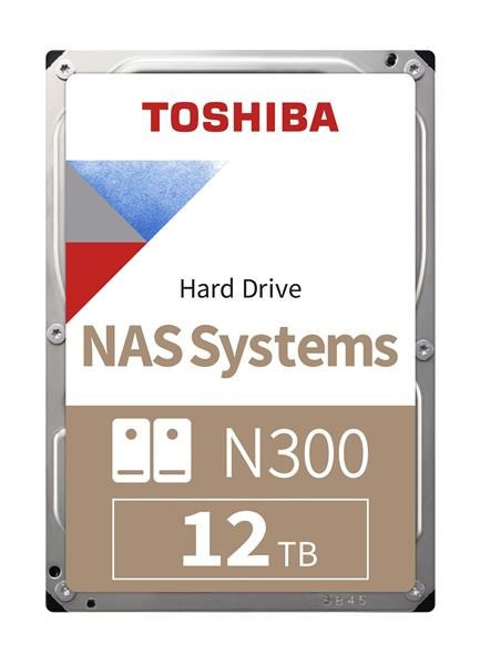 TOSHIBA HDD N300 NAS 12TB, SATA III, 7200 U/min, 256 MB Cache, 3,5 Zoll, BULK