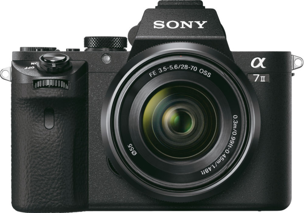 Mirrorless camera set + Sony Alpha 7 II + FE 28–70 mm f/3.5–5.6 OSS