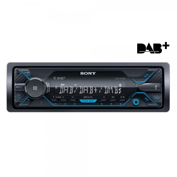 SONY DSXA510BD.EUR Rádio Automóvel 1DIN com DAB e BT