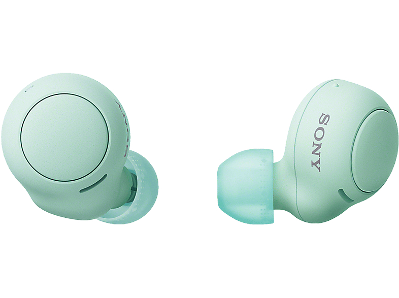 Sony WF-C500, Bluetooth In-ear, kabellose Ohrhörer, Ladeetui, grün