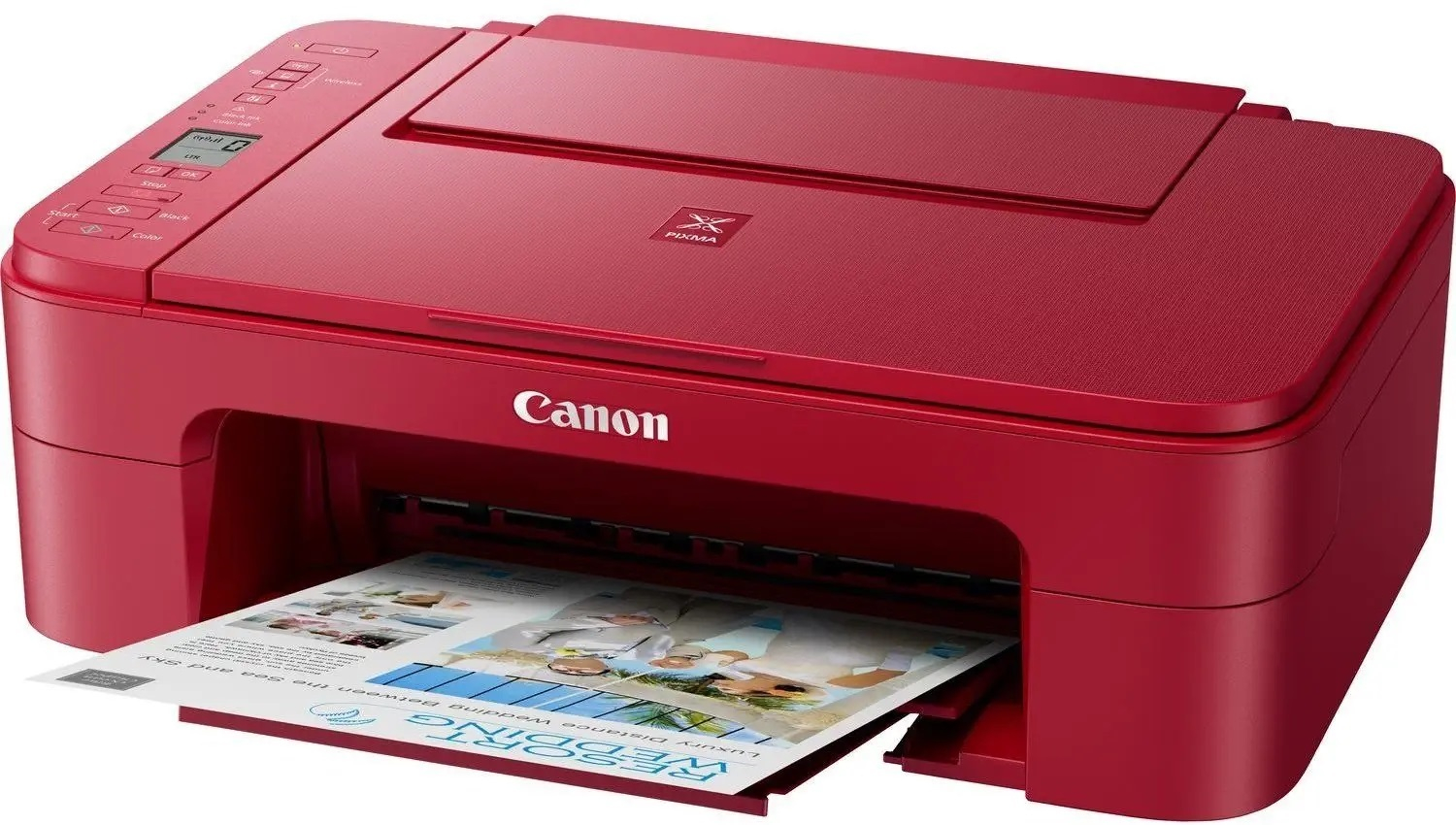 Canon PIXMA Nyomtató TS3352 piros - színes, MF (nyomtatás, másolás, szkennelés, felhő), USB, Wi-Fi