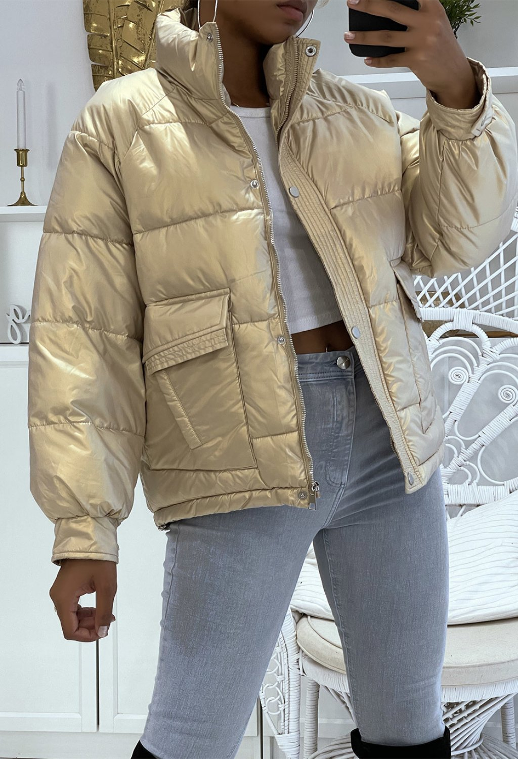GL Arany női téli dzseki Méret: M/L