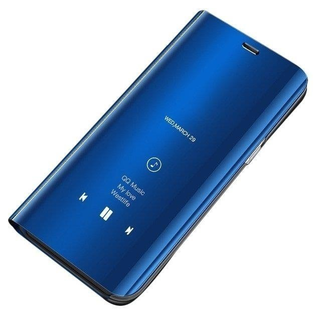 Průhledný kryt Clear View Case modrý – Motorola G8 Power Lite