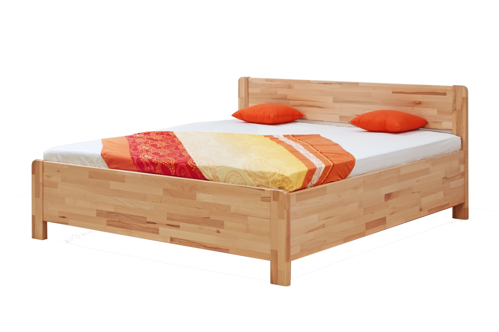 SOFI PLUS - masivní dubová postel s úložným prostorem 120 x 200 cm