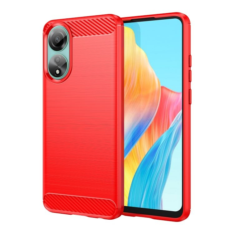 Back Cover Carbon Red - Oppo A78 4G