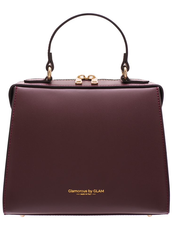 Women's exclusive smaller handbag - wine Glamorous by GLAM