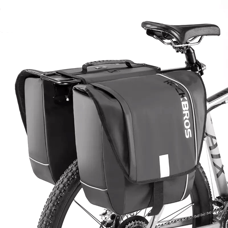 Úložná taška RockBros (A10) - s rychloupínacím systémem pro kufr kola, 30 l - černá