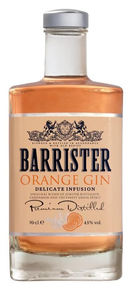 Barrister Pomarańczowy Gin
